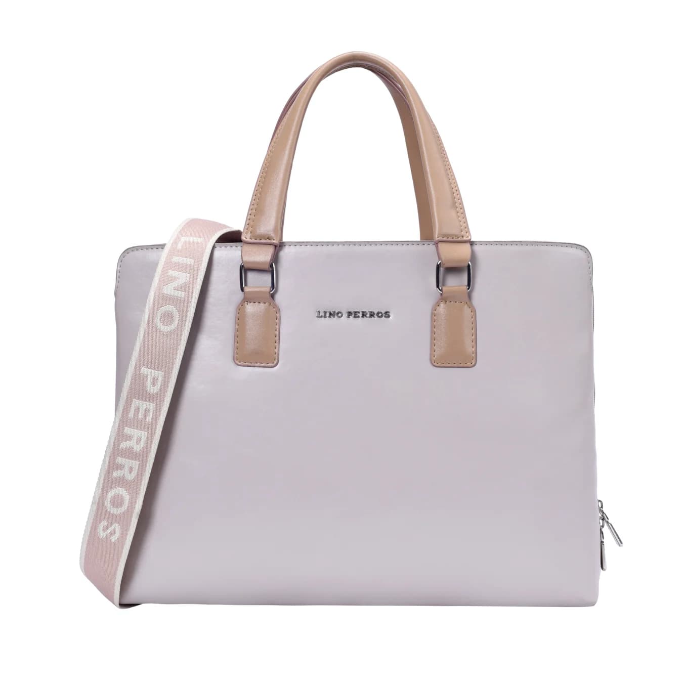 Unisex Off White Casual Solid Shoulder Bag