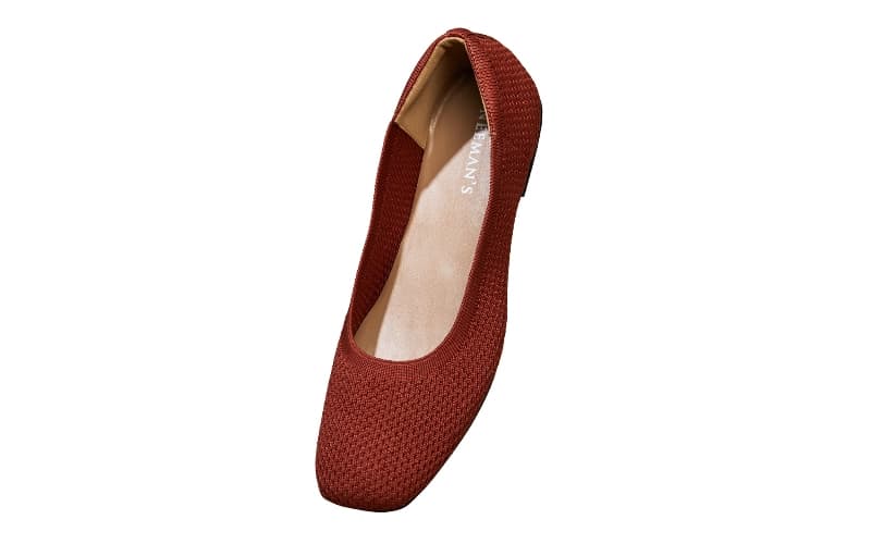 Women's Rose Plush Square Flats