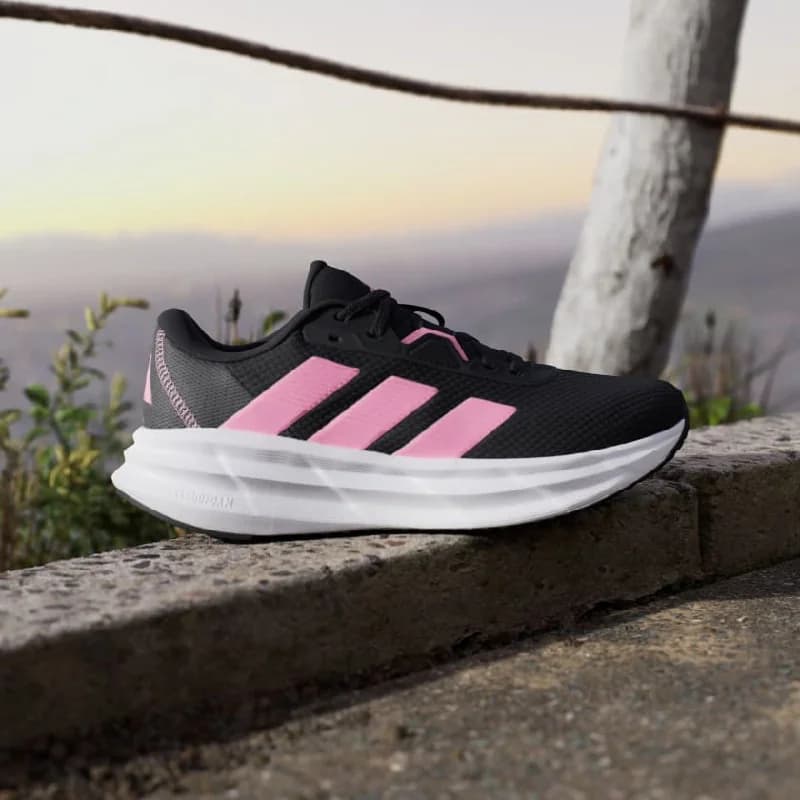 Women's Black Galaxy 7 W Lace-Up Running Shoes