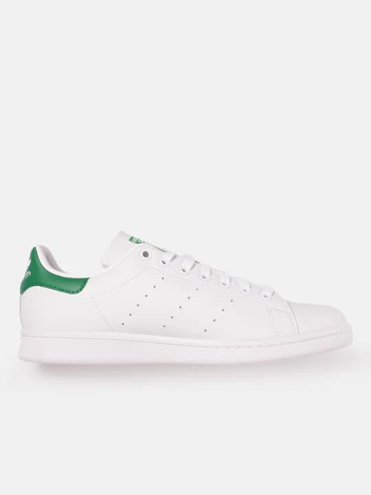 Men's White Stan Smith Lace-Up Sneakers