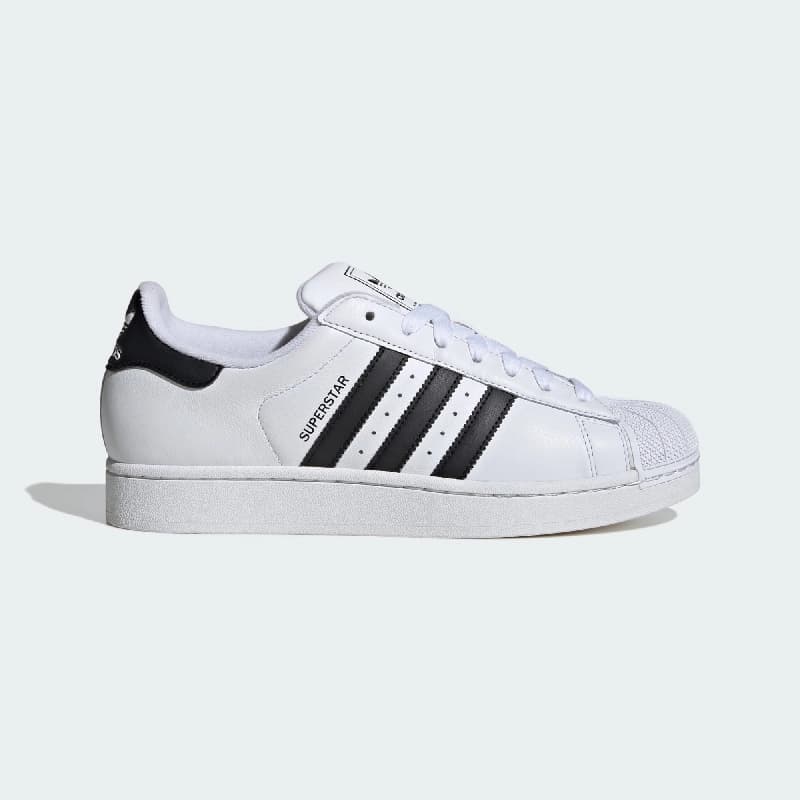 Men's White Superstar Ii Lace-Up Sneakers