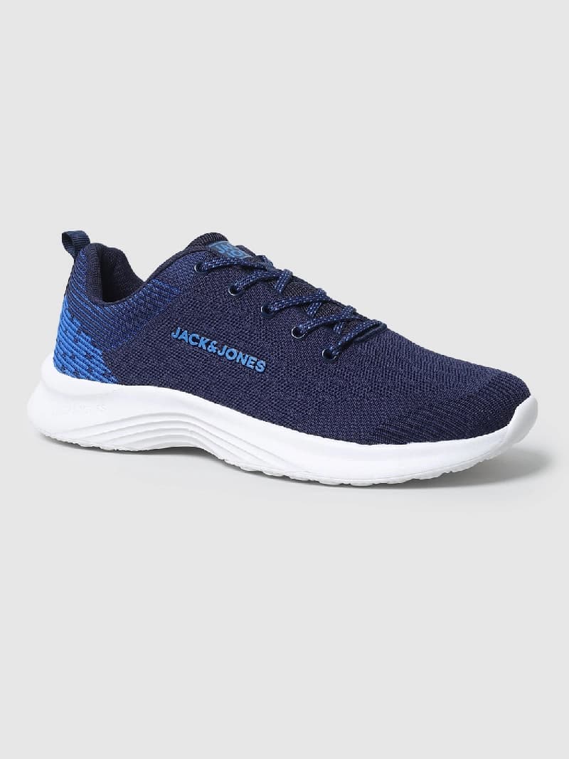 Men's Blue Casual Colorblocked Sneakers