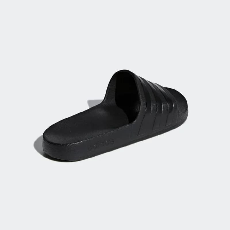 Men's Black Adilette Aqua Slip-On Slides