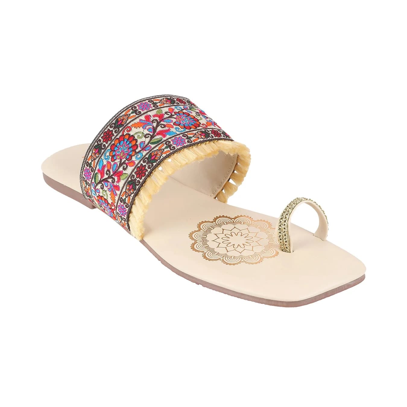 Women's Beige Casual Sandals