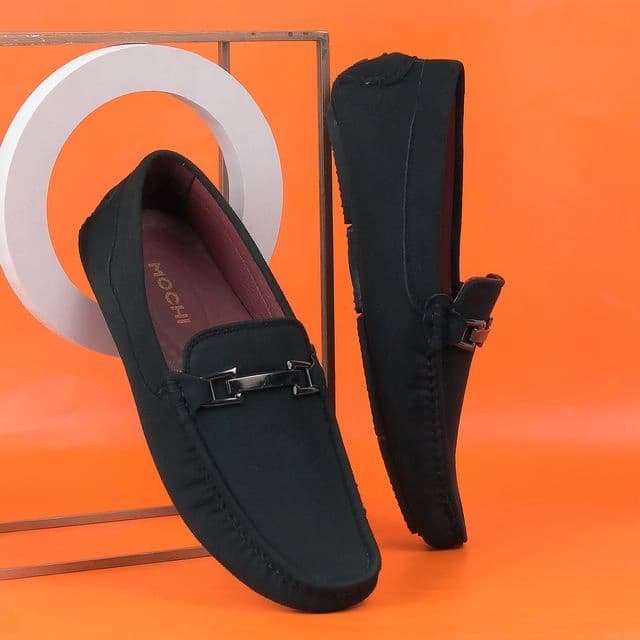 Men's Black Loafers Casual Shoes
