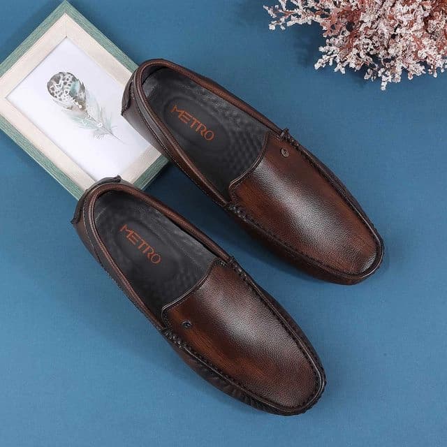 Men's Brown Loafers Casual Shoes