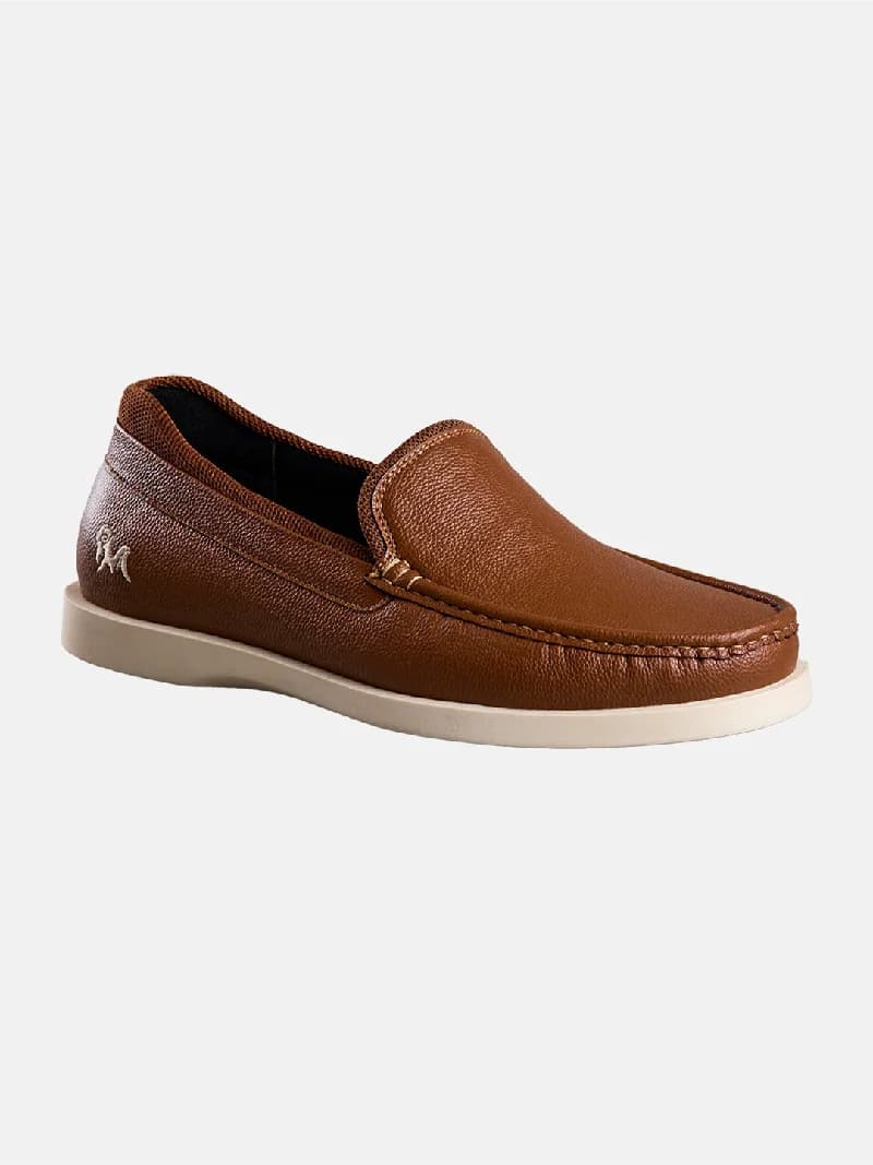 Men's Tan Luxe Casual Loafers