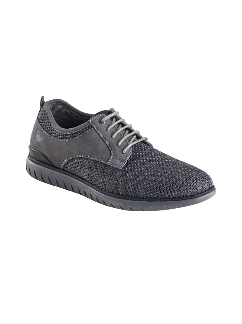 Men's Steel Grey Derbies Casual Shoes