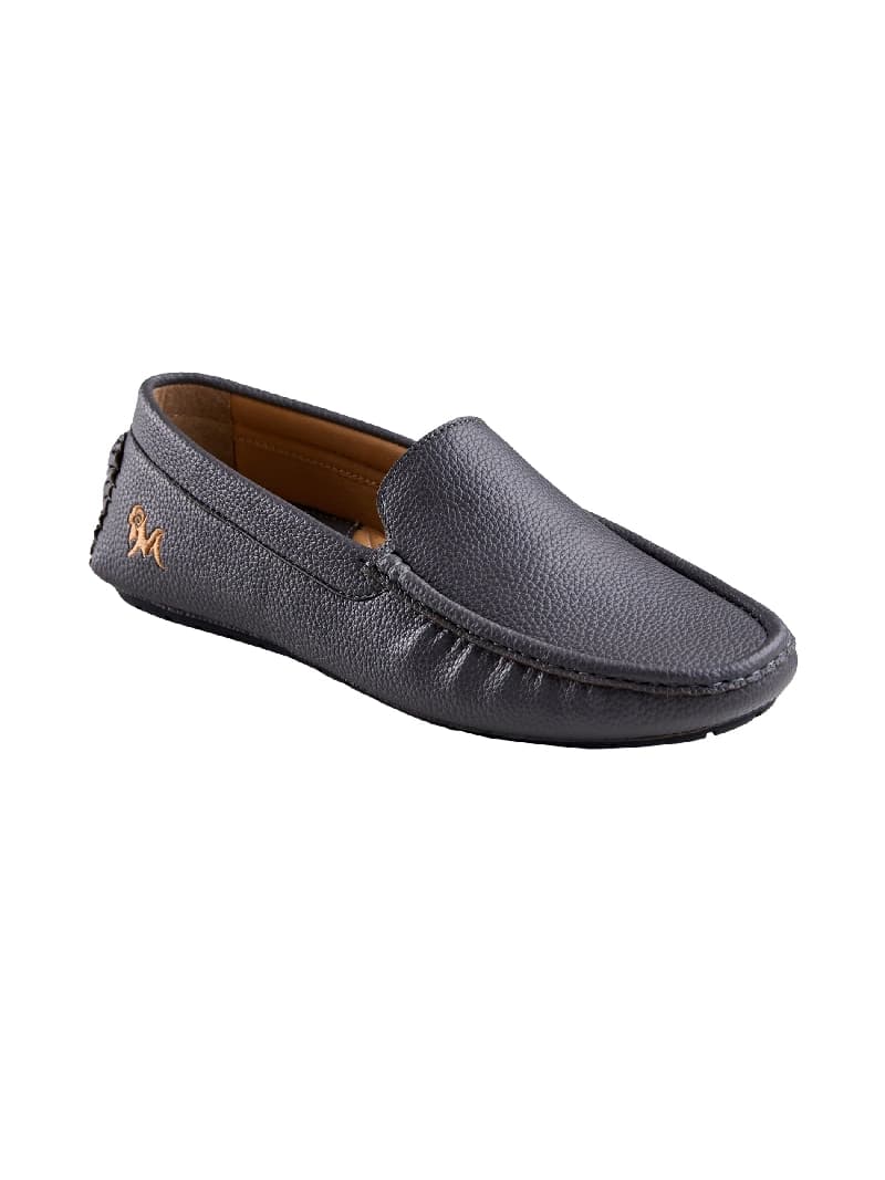 Men's Grey Dapper Driving Loafers