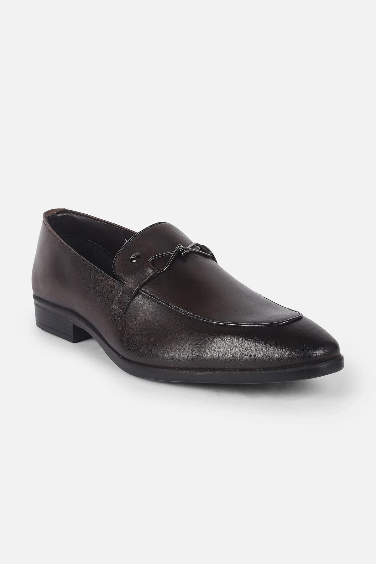 Men's Brown Formal Solid Loafers
