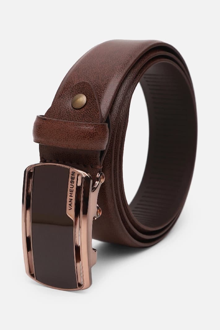 Men's Brown Formal Leather Belt