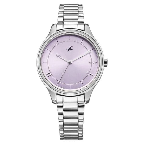 Women's Fashion Beige Round Dial Watch - 6296SM01