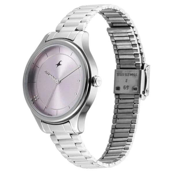 Women's Fashion Beige Round Dial Watch - 6296SM01