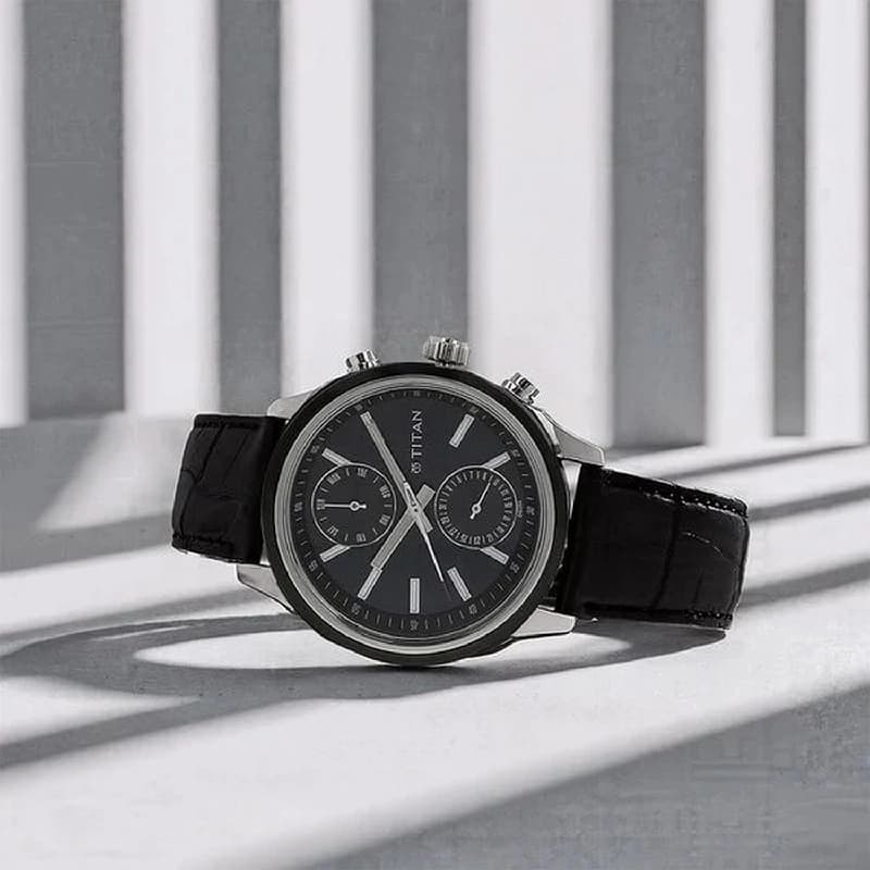 Men's Classique Blue Round Dial Watch - NT1733KL01