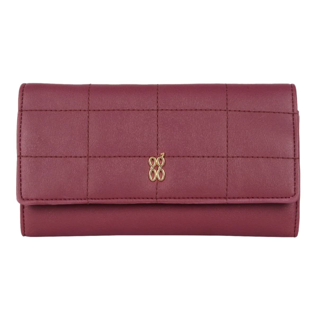 Women's Dragonfruit Red Large 3 Fold Wallet