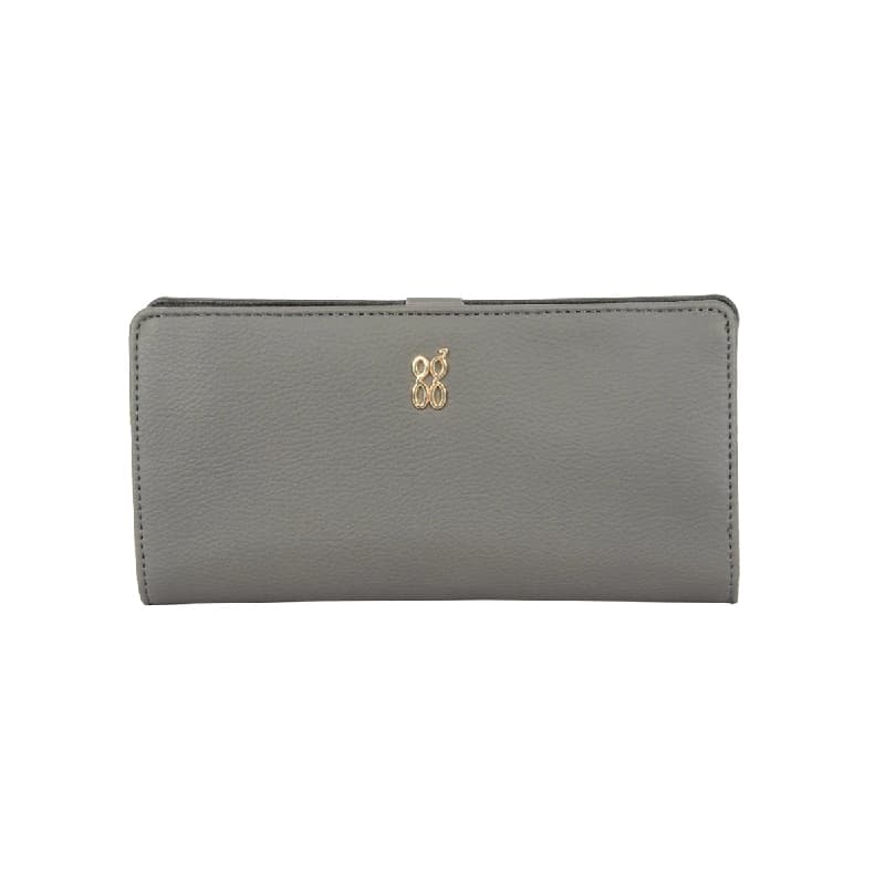 Women's Anad Grey Large 2 Fold Wallet