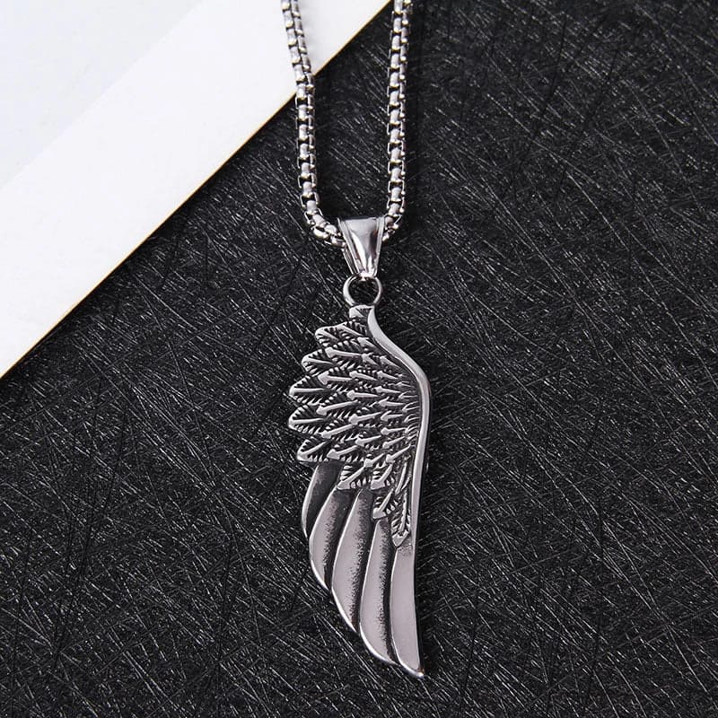 Men's Silver Hellfire Wing Chain