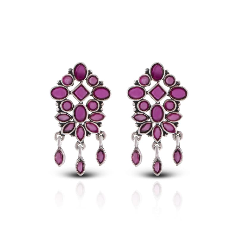 Women's Pink Zahara Danglers