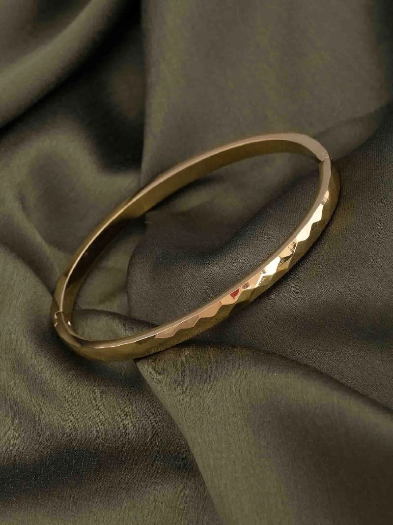 Women's Gold Gilded Haze Bangle Bracelet Waterproof & Anti-Tarnish