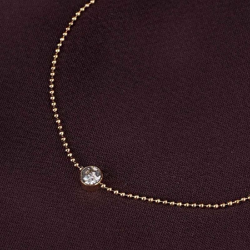 Women's Gold Solitary Spark Bracelet Waterproof & Anti-Tarnish