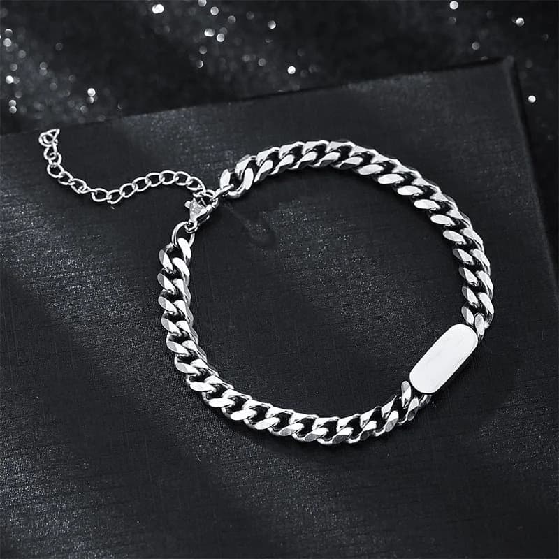 Men's Vintage Voyager Silver Bracelet