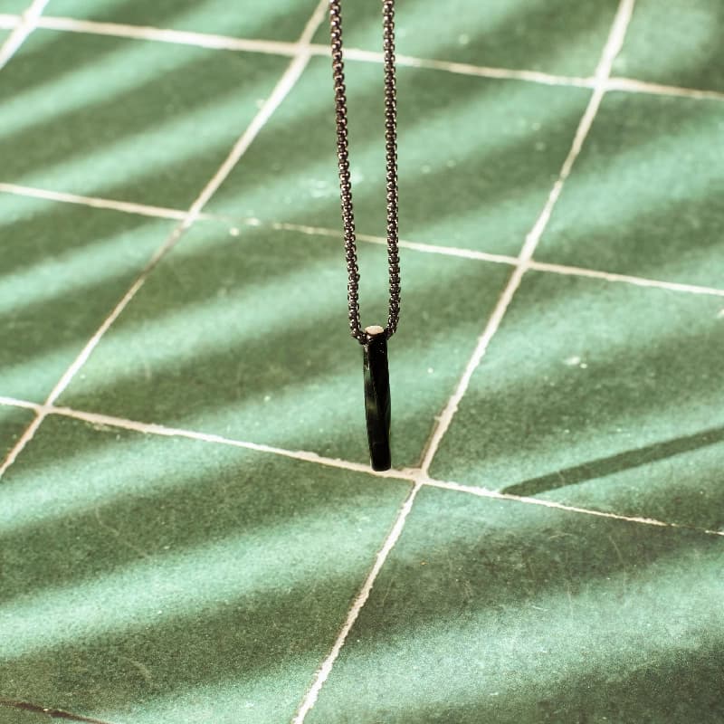 Men's Collier Black Chain