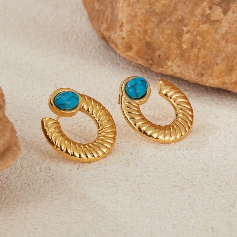 Women's Gold Casual Earrings