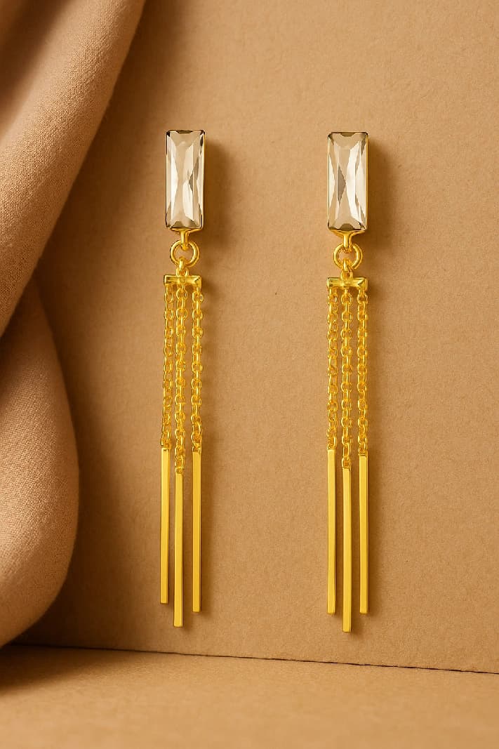 Women's Gold Casual Earrings