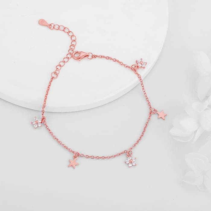 Women's Rose Gold Starlit Dreams Bracelet