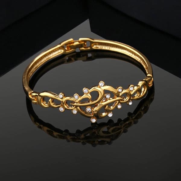 Women's Classic Gold-Plated Kada Bracelet
