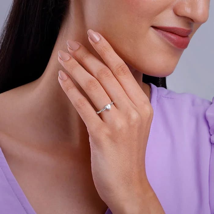 Silver Passionate Love Ring