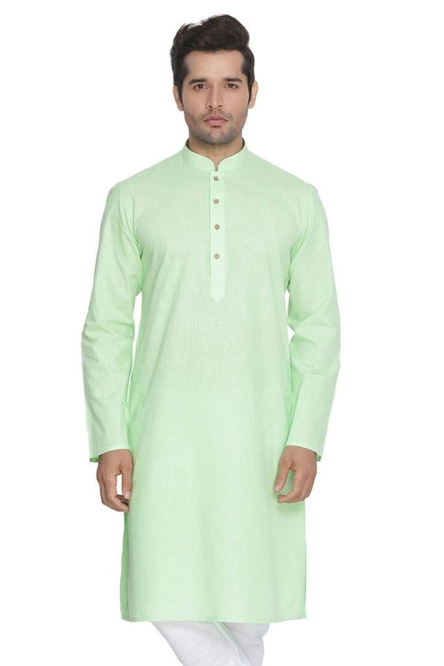 Men's Green Festive Kurta