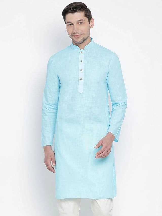 Men's Blue Festive Kurta