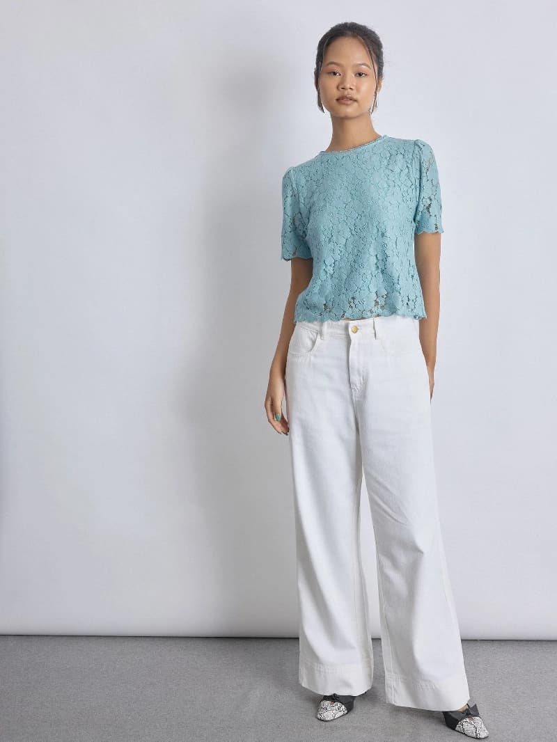 Women's Green Casual Top