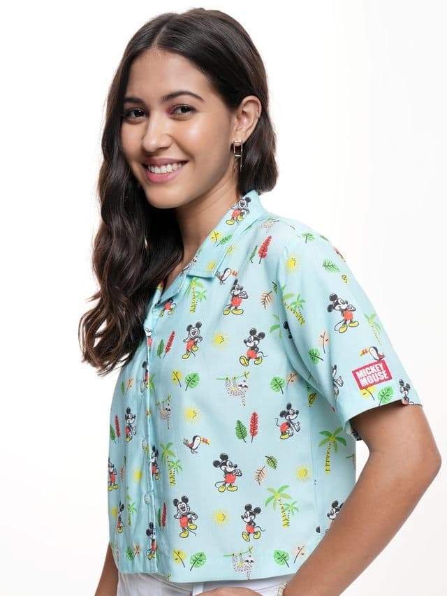 Women's Multicolor Casual Graphic Regular Fit Shirt