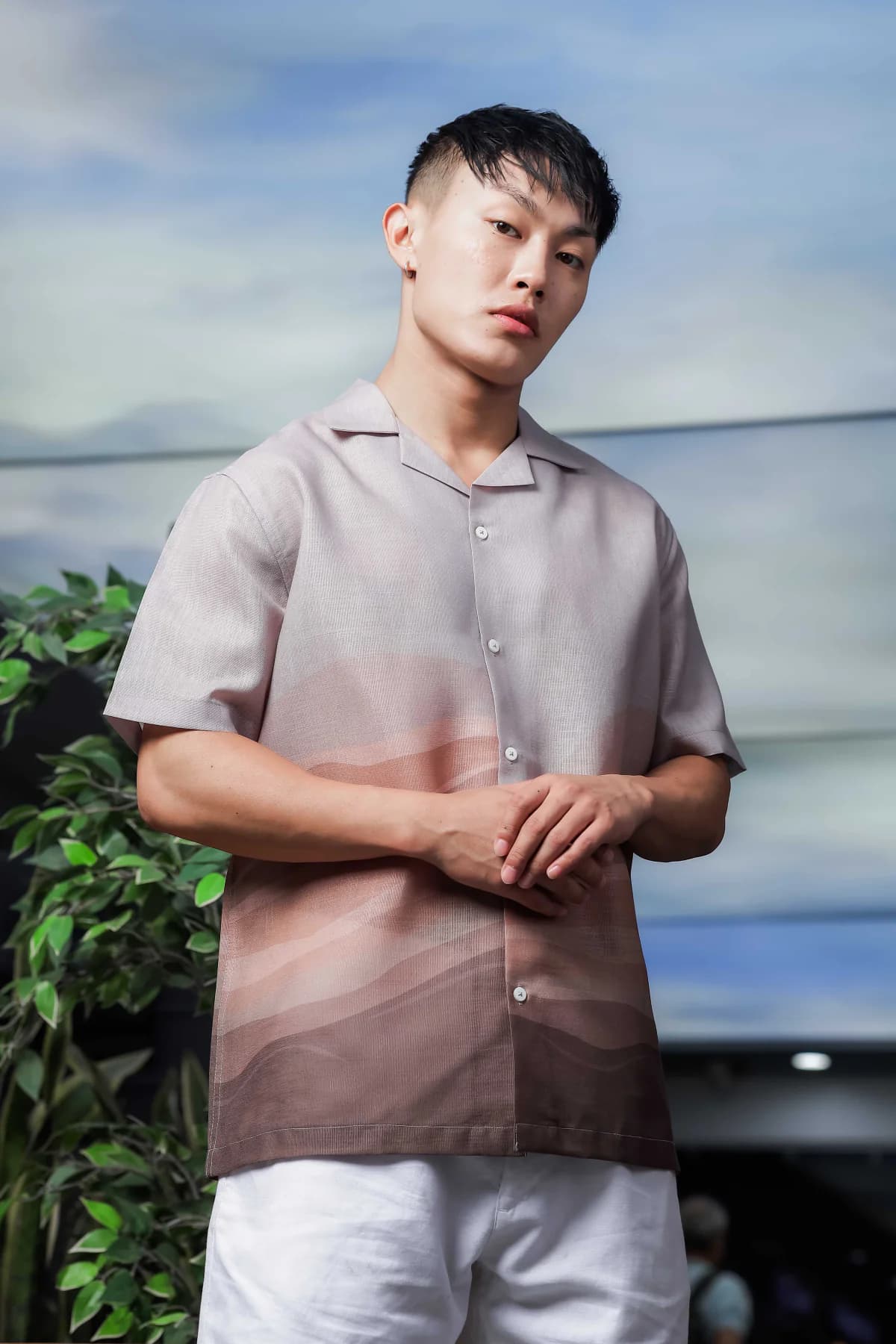 Unisex Brown Casual Regular Fit Shirt
