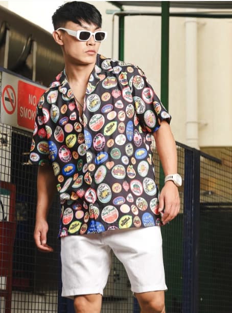 Unisex Multicolor Casual Regular Fit Shirt