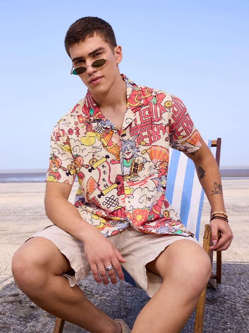 Men's Multicolor Casual Regular Fit Shirt