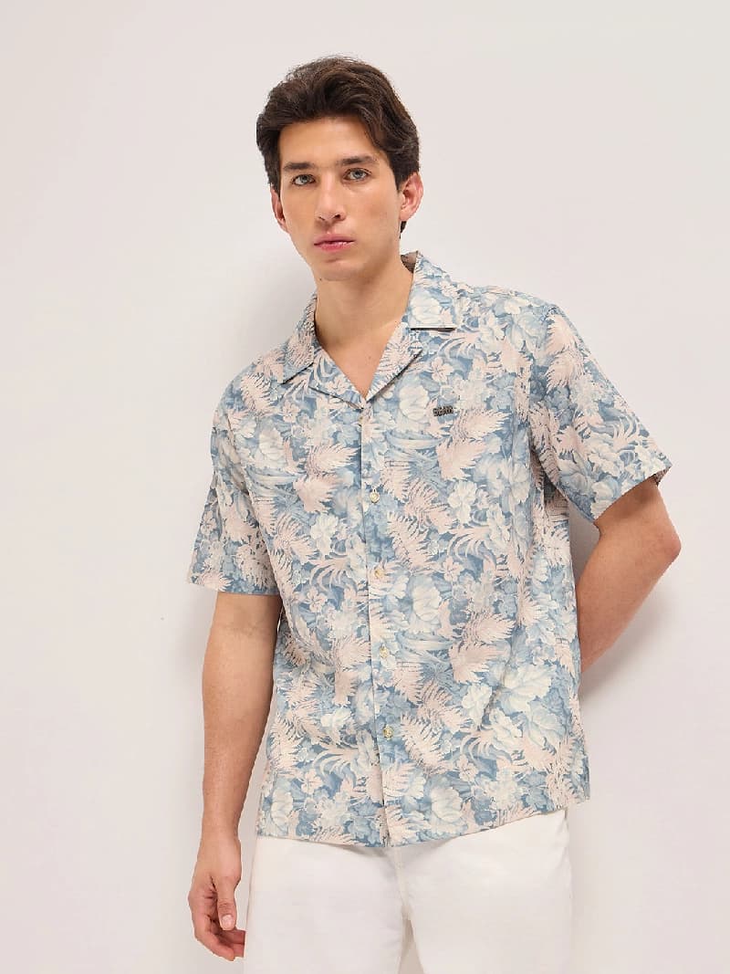 Men's Multicolor Casual Printed Regular Fit Shirt