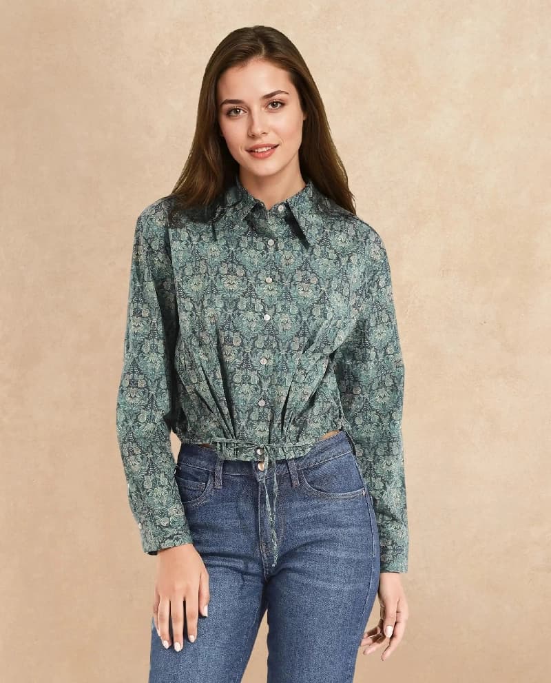 Women's Multicolor Casual Printed Regular Fit Top