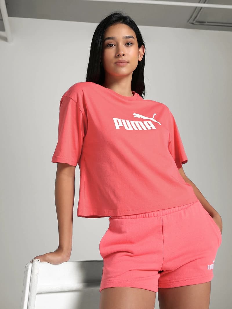 Women's Red Casual Regular Fit Tshirt