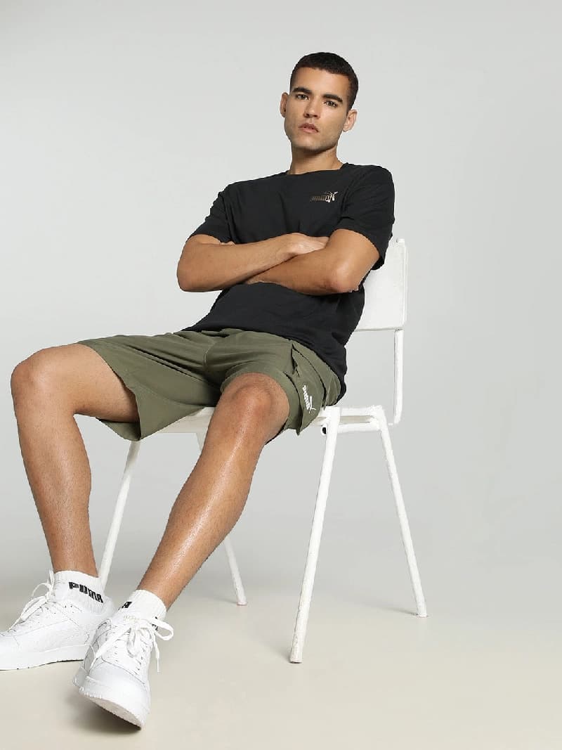 Men's Black Casual Regular Fit Tshirt