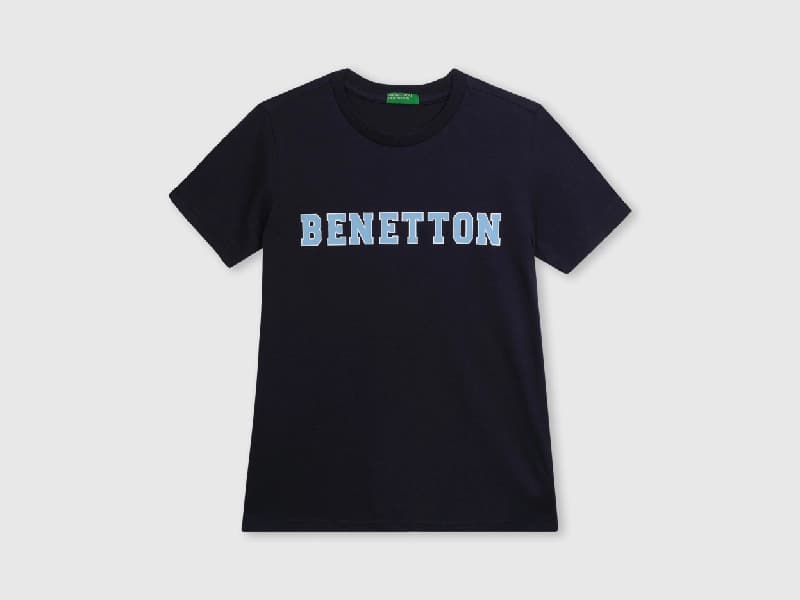 Boys Blue Casual Regular Fit Solid Half Sleeves Tshirt