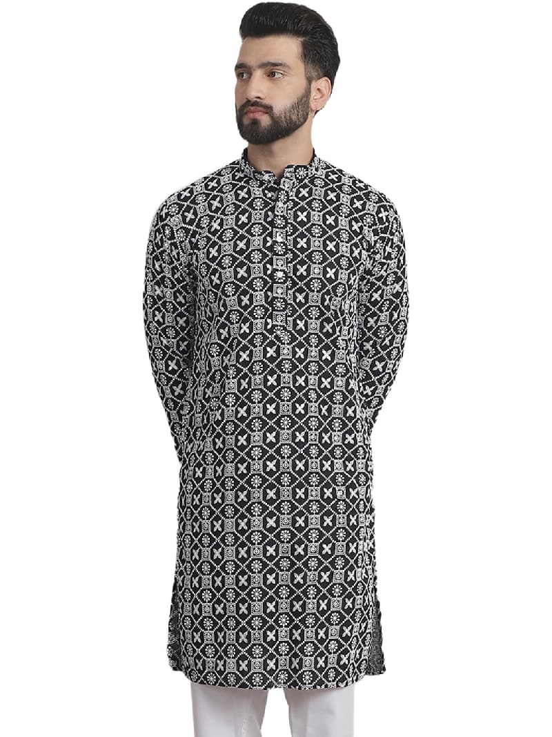 Men's Multicolor Festive Kurta