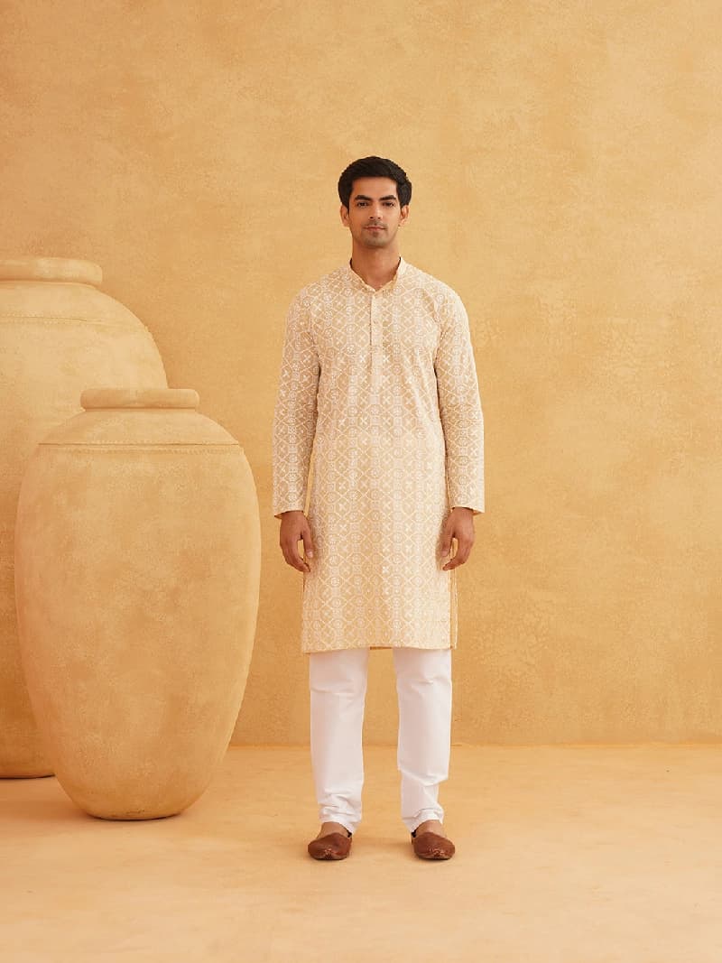 Men's Multicolor Festive Kurta