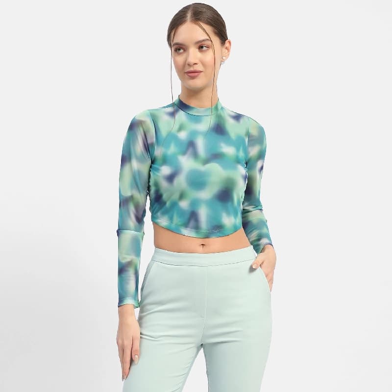 Women's Multicolor Casual Printed Regular Fit Top
