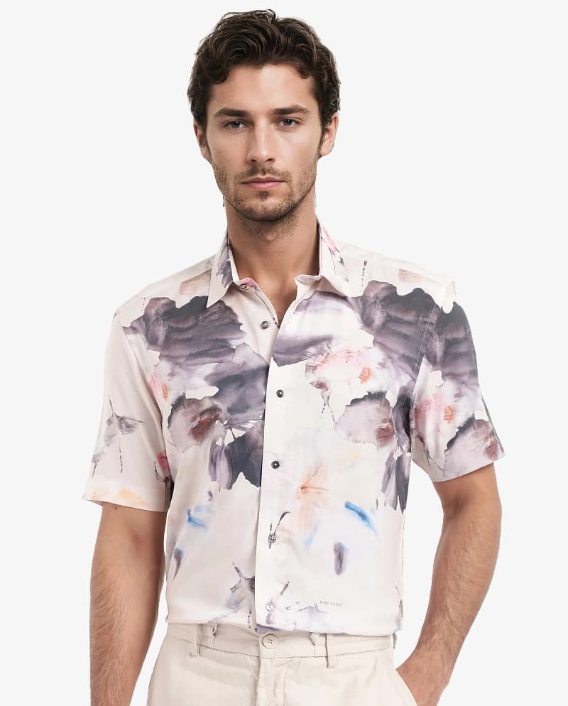 Men's Multicolor Casual Printed Regular Fit Shirt