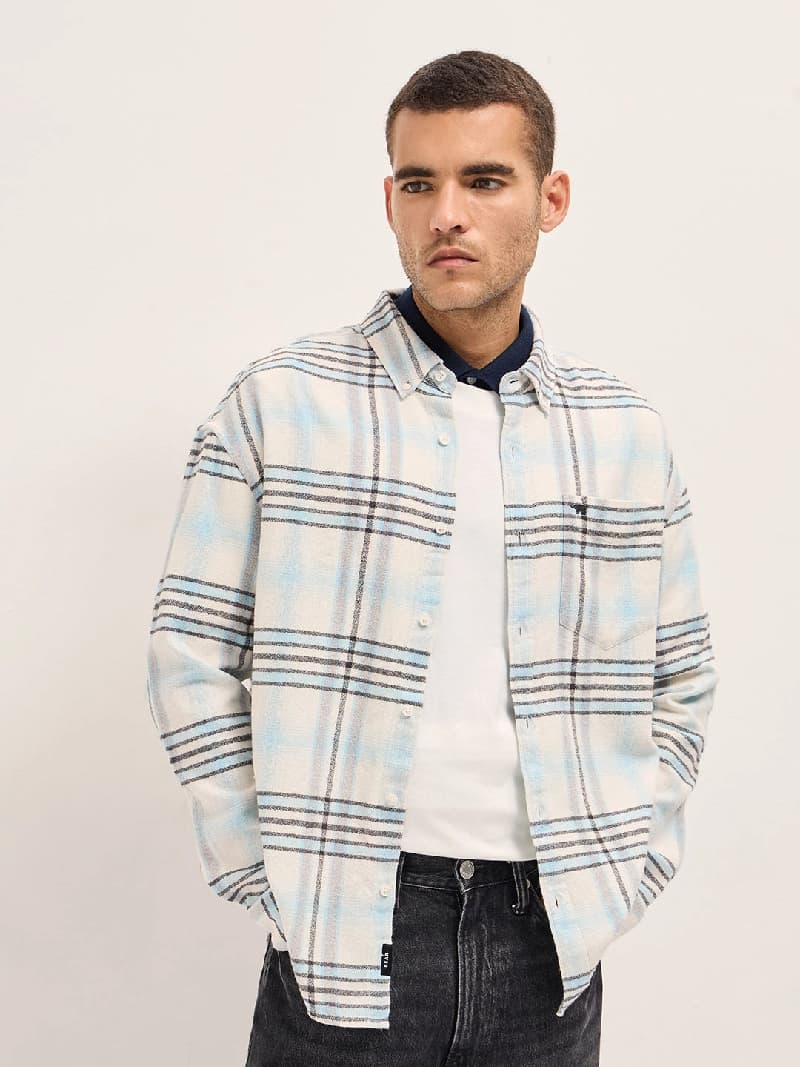 Men's Multicolor Casual Checked Regular Fit Shirt