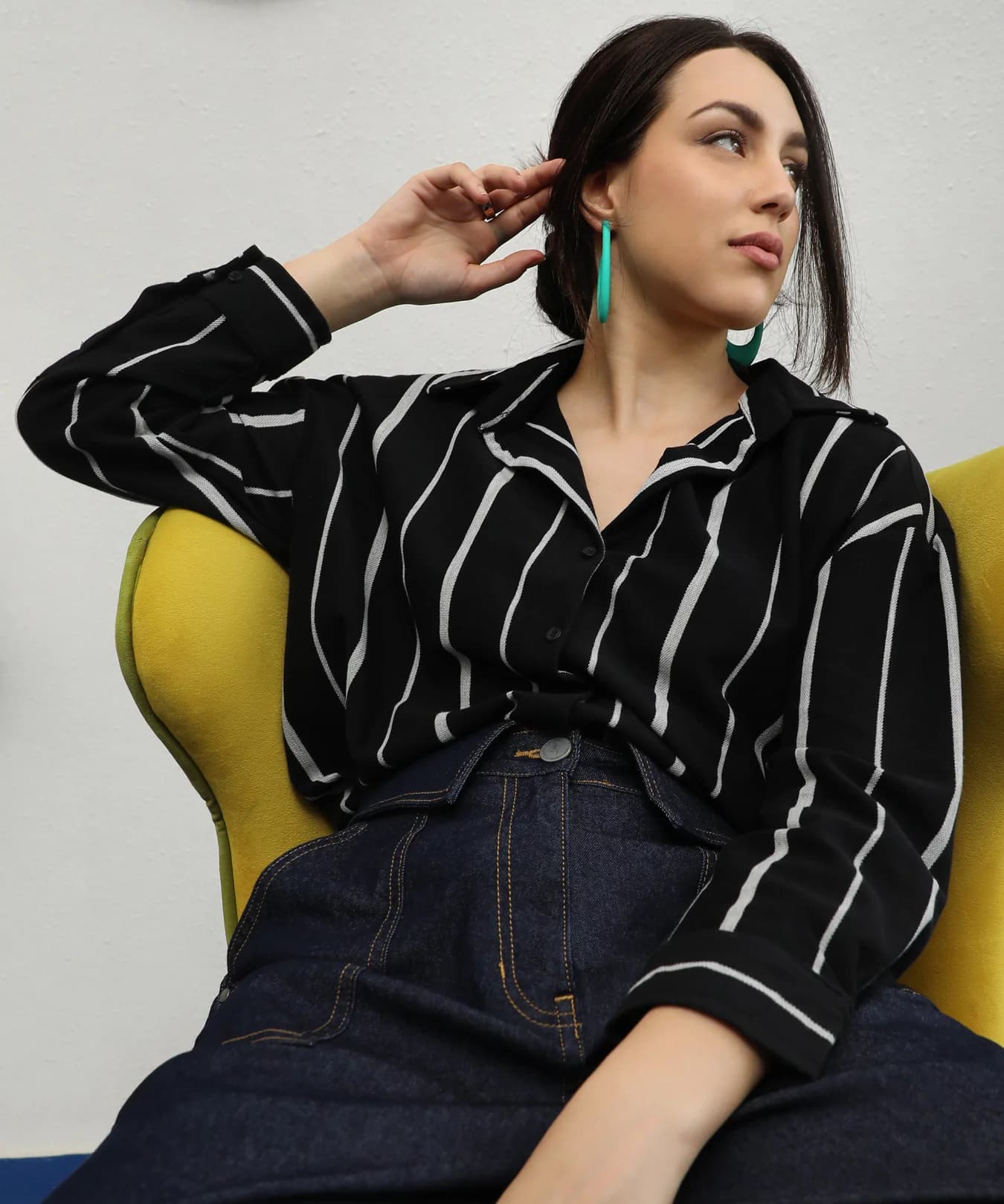Women's Multicolor Casual Striped Shirt