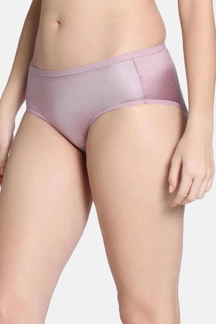 Women's Purple Miracle Low Rise Full Coverage Hipster Panty